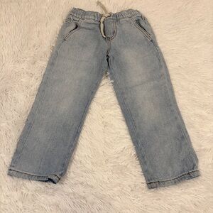 Cat & Jack boys Light Blue jeans straight elastic waist band